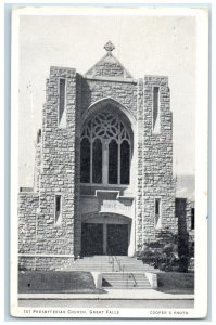 1952 1st Presbyterian Church Great Falls Lewistown Montana MT Vintage Postcard