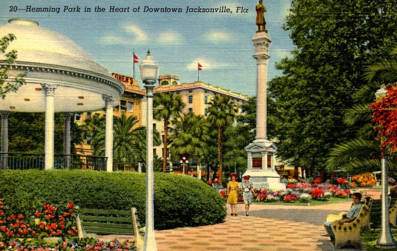 FL - Jacksonville. Hemming Park in Downtown