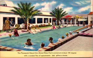 Linen Therapeutic Natural Hot Mineral Water Pool Desert Hot Springs California