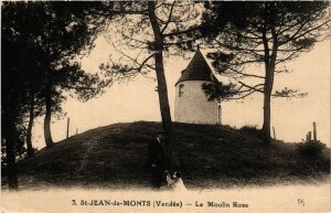 CPA St-JEAN-de-MONTS - La Moulin Rose (636936)