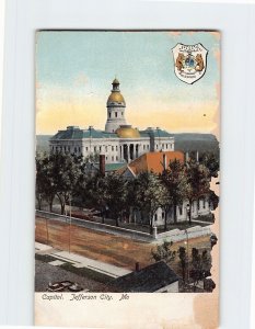 Postcard Capitol Jefferson City Missouri USA