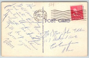 Large Letter Greetings From Tennessee  - Postcard