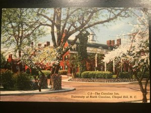 Vintage Postcard 1949 Carolina Inn, University of North Carolina, Chapel Hill NC