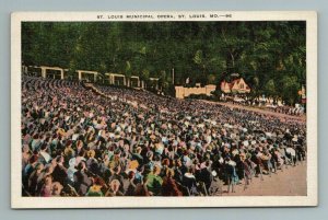 St. Louis Municipal Opera, St. Louis, MO Missouri Postcard 