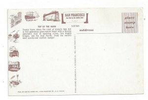 Top of the Mark San Francisco CA California Standard View Card 