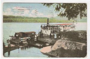 Steamer Ship Sylvan Dell Landing Williamsport PA 1909 postcard