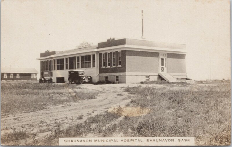 Shaunavon Hospital Shaunavon Saskatchewan SK Real Photo Postcard E89