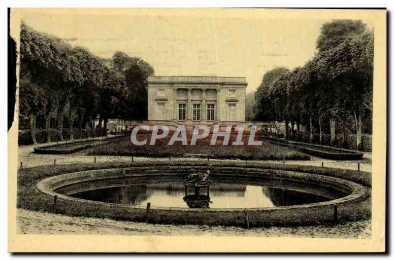 Old Postcard Petit Trianon Versailles Facade of the Gardens