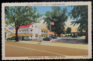 Vintage Postcard 1937 The Cranbury Inn, Hgwy. 25, Cranbury, New Jersey (NJ)