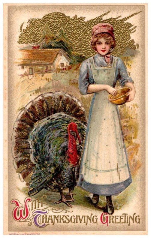 Thanksgiving , Turkey  Young Maiden, John WInsch