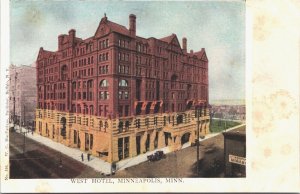 USA West Hotel Minneapolis Minnesota Vintage Postcard 09.45