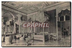 Postcard Old Chateau de Compiegne chamre has Coucher de l'Imperatrice