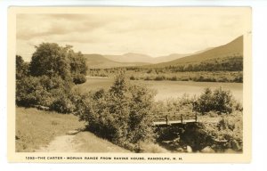 NH - Randolph. The Carter-Moriah Range from Ravine House RPPC (Shorey)