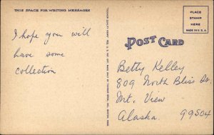 Terryville CT Immaculate Conception RC Church c1930s-40s Linen Postcard