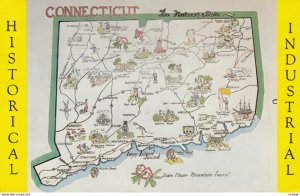 MAP : CONNECTICUT , 1950-60s