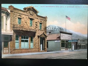 Vintage Postcard 1907-1915 Arctic Brotherhood A.B. Mountain Skagway Alaska (AK)