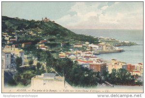 Algeria Alger Vue prise de la Rampe Vallee vers Notre-Dame d'Afrique