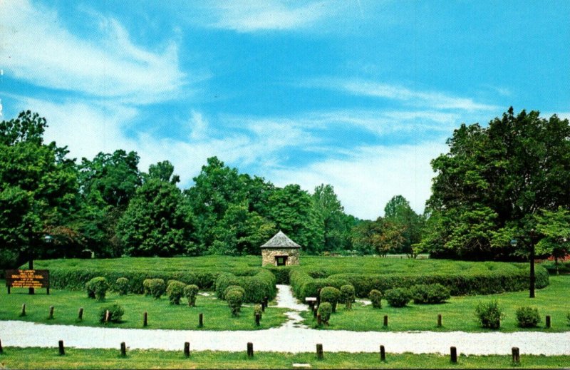 Indiana New Harmony State Memorial Labyrinth Garden Maze