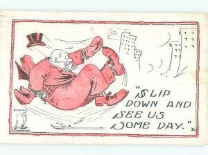 Divided-Back COMIC SCENE Great Postcard AA9789
