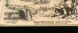 Old Mother Shipton prophecies 1905 Artist Signed Harry Garrett Postcard Posted