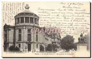 Paris Old Postcard Le Musee Guimet Monument Lafayette (Asia Asian Arts)