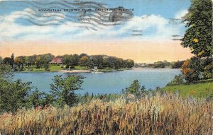 Galesburg Illinois 1939 Postcard Soangataha Country Club