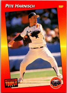 1992 Donruss Baseball Card Pete Harnisch Houston Astros sk6155