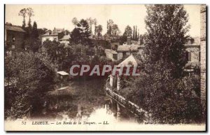 Old Postcard Lisieux The Banks of the Touques