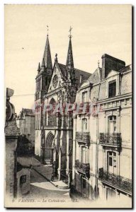 Old Postcard Vannes La Cathedrale