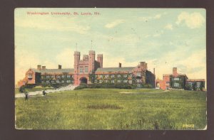 ST. LOUIS MISSOURI WASHINGTON UNIVERSITY SCHOOL VINTAGE POSTCARD MO 1911
