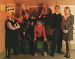 Helen Fraser ITV Bad Girls Large 10x8 Hand Signed Photo