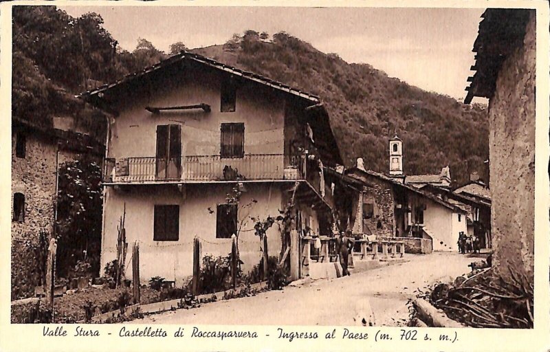 ab4809 - VINTAGE POSTCARD - Province Cuneo - ROCCASPARVERA-