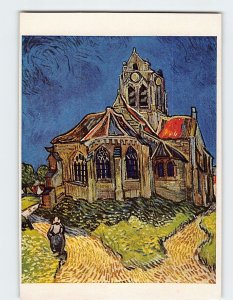 Postcard The Church at Auvers By Vincent Van Gogh, Auvers-sur-Oise, France