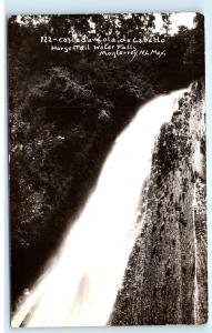 *Cascada cola de Caballo Horse Tail Water Falls Monterrey Mexico Postcard C81