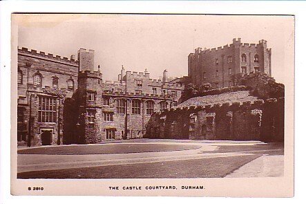 Real Photo, Castle Courtyard, Durham, England,