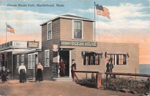 Marblehead Massachusetts Ocean House Cafe Vintage Postcard AA25114