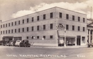 North Dakota Wahpeton Hotel Wahpeton Real Photo