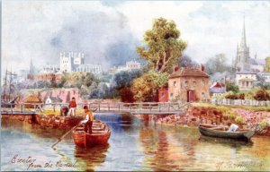 Postcard ENG Exeter Tuck 7013 - Exeter from the Canal