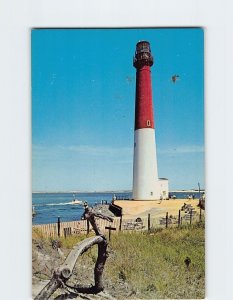 Postcard Historic Barnegat Lighthouse, Barnegat Light, New Jersey