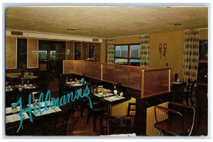 1966 Hillman's Restaurant Interior View Newburgh New York NY Vintage Postcard