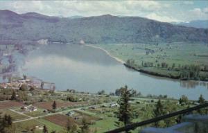 Canada Fraser River and Mt Baker From Pfitzer Memorial Tower Benedictine Mona...