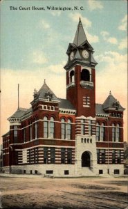 Wilmington North Carolina NC Court House c1910 Vintage Postcard