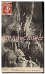 Postcard Ancient Caves of Betharram Joan of Arc on the Bucher