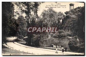 Postcard The Old Paris Buttes Chaumont Park