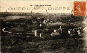 CPA PUYS - Route de DIEPPE (105856)