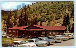 RED RIVER, New Mexico NM ~ COMMUNITY HOUSE c1960s-70s Taos County Postcard