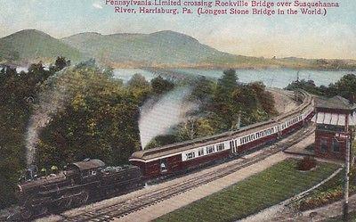 RAILROAD, Bridge, Train -- Train on ROCKVILLE BRIDGE, 