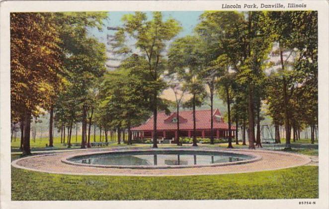 Illinois Danville Lincoln Park 1946 Curteich