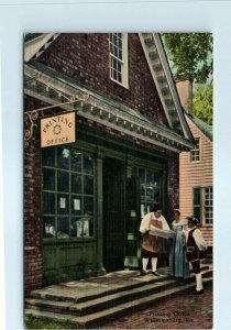 Postcard - The Printing Office, Williamsburg, Virginia