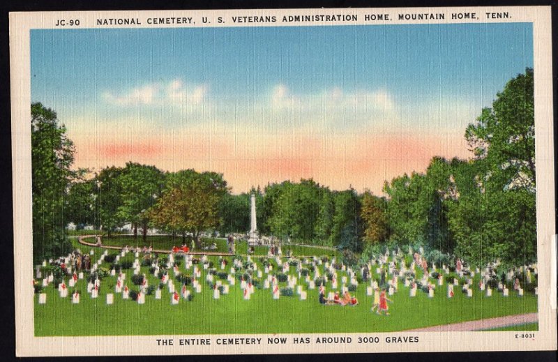 Tennessee ~ National Cemetery U.S. Veterans Administration MOUNTAIN HOME LINEN